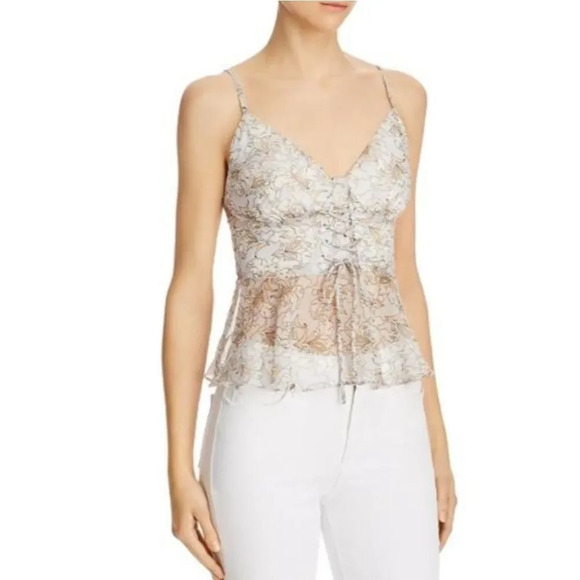 The East Order Harlie Top Blue Floral - Picture 1 of 8